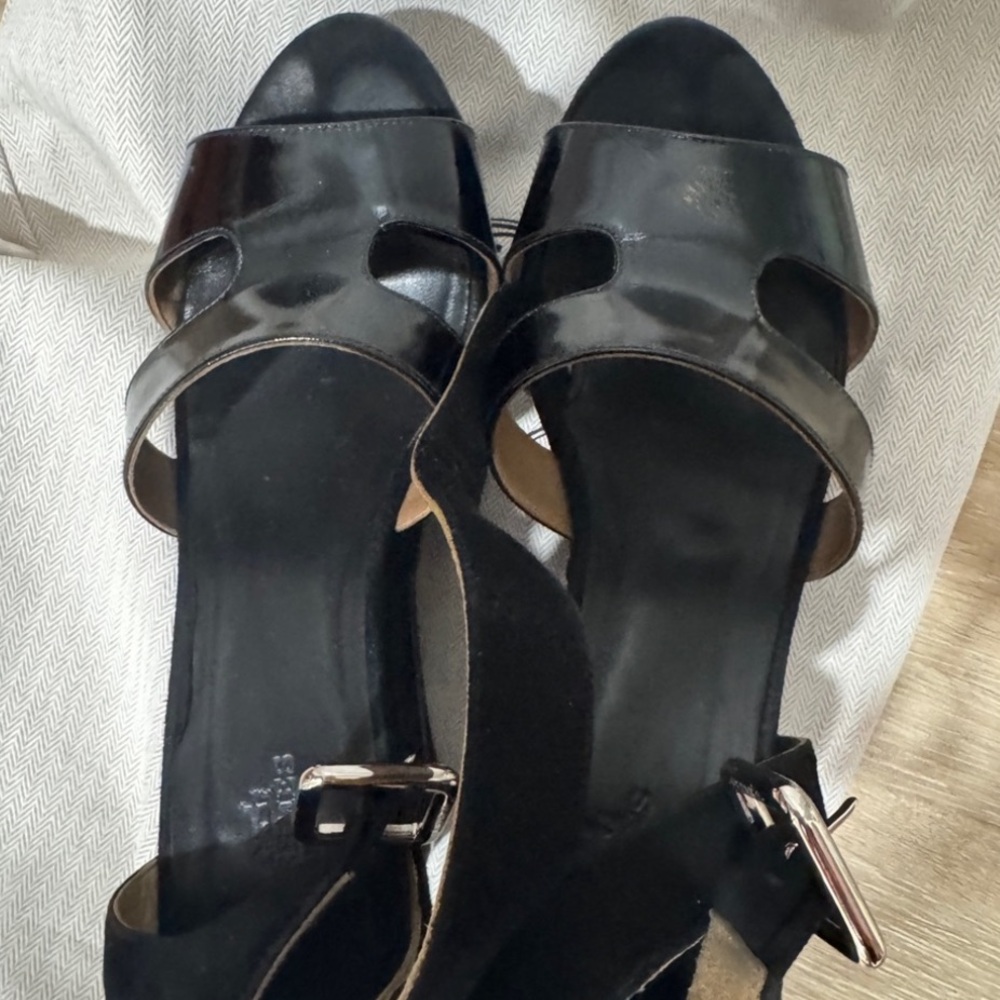Hemes black Espadrille Sandals